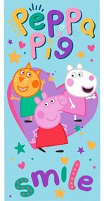 Purcelușa Peppa Smile prosop de baie, prosop de plajă 70x140cm