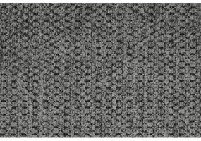 Canapea colțar extensibilă TRENTO, 3 locuri, reversibilă, cu spațiu de depozitare, gri