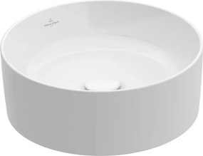 Lavoar pe blat Villeroy&Boch Collaro rotund 40 cm alb