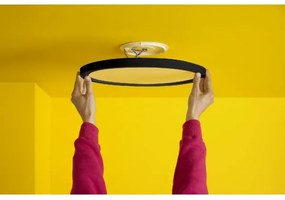 WiZ - Plafonieră LED RGB SUPERSLIM dimabilă 32W 230V Wi-Fi negru