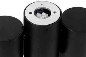 Spotlight de design negru cu 2 lumini reglabile - Michael