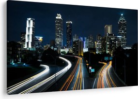 Tabloul metropolei nocturne (90x60 cm)