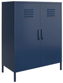 Dulap metalic albastru 80x102 cm Bradford - Queer Eye