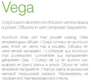 Stalp modern de exterior cu protectie IP44 VEGA PT1 negru 136059