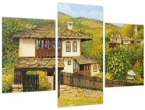 Tablou - Cabane în timpul verii (90x60 cm)