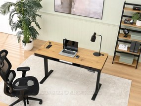 Masă PC Osto 140 (stejar negru + negru). 1109839