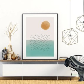 Poster - Abstracție pictată (A4)