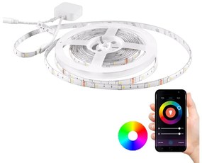 RGB LED Bandă dimmabilă Wi-fi + funcție muzicală LED/16W 5 m Tuya