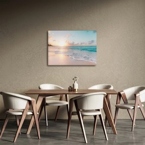 Tablou - Plaja de vis (70x50 cm)