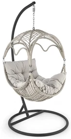 Scaun suspendat Rasmus, gri/negru