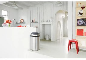 Cos de gunoi Brabantia Touch Bin 647255, 60 L, Deschidere lina si silentioasa, Rezistent la amprente, Ino /mat