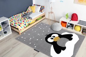 Covor PETIT PENGUIN PINGUIN ZĂPADĂ gri
