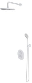 Omnires Y set de dus ascuns cu termostat da alb SYSYT05WM