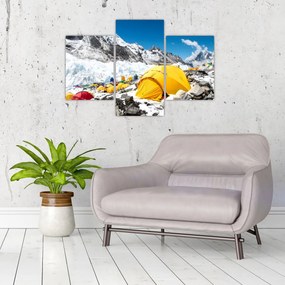 Tablou - Camping la munte (90x60 cm)