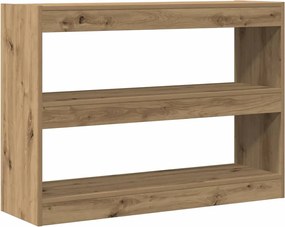 vidaXL Bibliotecă stejar artizanal 100 x 30 x 72 cm Lemn compozit