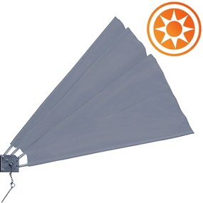 Deuba Paravan de balcon 140x140 cm - antracit