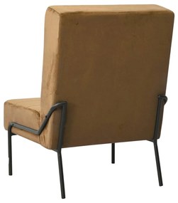 Scaun de relaxare, maro, 65x79x87 cm, catifea 1, Maro