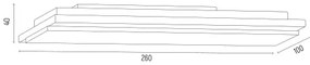 Aplică LED VELO LED/7,2W/230V 3000K auriu/negru Argon 8364