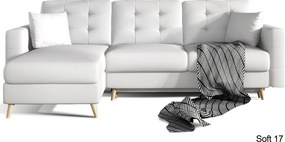 Colțar lemn masiv Extensibil Oslo 250x162cm Ladă Depozitare Personalizabil - Sawana 14, Universal