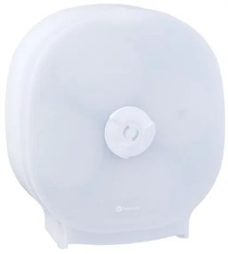 Dozator pentru 4 role de hartie igienica fara tub Merida Hygiene Control, alb