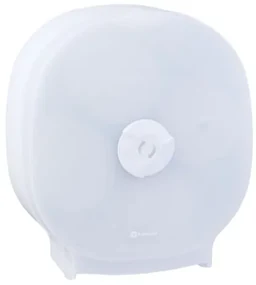 Dozator pentru 4 role de hartie igienica fara tub Merida Hygiene Control, alb