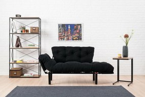 Canapea extensibilă Nitta Black