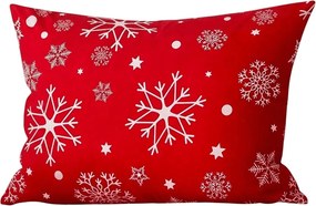 Fata de perna din microfibra SNOWFALL 50x70 cm, rosu