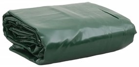 vidaXL Prelată, verde, 3,5x5 m, 650 g/m²