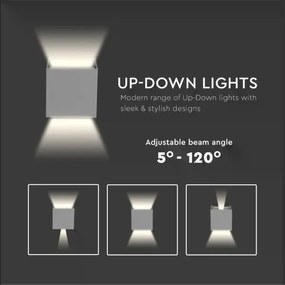 Aplică LED de exterior LED/5W/230V 3000K IP65 gri