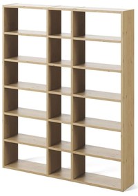 Bibliotecă TemaHome Pombal, lățime 182 cm, maro deschis