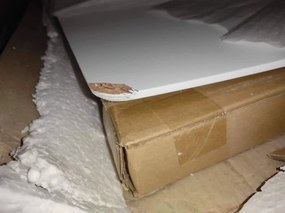 OFERTA Masa de bucatarie alba COMBO 120X75 clasa a II-a