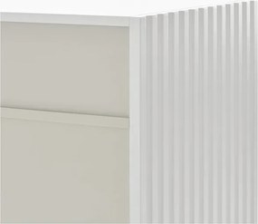 Comodă Teulat Doric, lățime 92 cm, alb