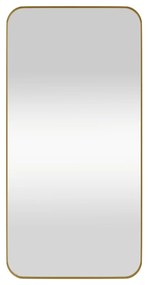 Oglinda de perete, auriu, 40x80 cm, dreptunghiulara 1, Auriu, 40 x 80 cm
