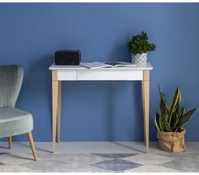 Birou Ragaba Mimo, lungime 65 cm, alb