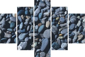 Tabloul cu pietre pe plajă (150x105 cm)