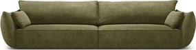 Canapea 4 locuri, Kaelle, Micadoni Home, BL, 248x110x85 cm, poliester chenille, verde