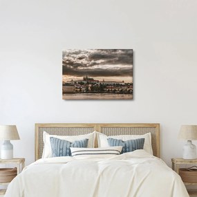 Tablou Castelului Praga în amurg (70x50 cm)