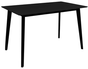 Masă de dining cu blat negru 70x120 cm Vojens – House Nordic