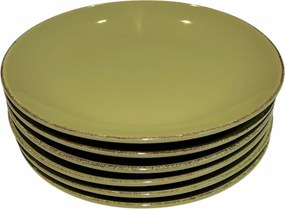 Farfurie Gresie 26cm HOME Verde Olive Pal, fel principal