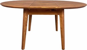 Masă lemn masiv Dining Rotundă Extensibilă Timeless 110/150x76 cm Whisky