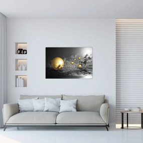 Tabloul bilelor în ocru (90x60 cm)