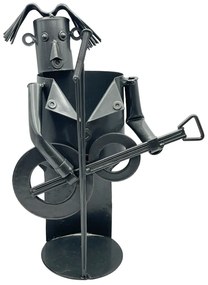 Suport pentru sticla de vin GUITARIST, 35cm