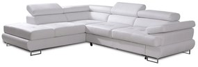 Coltar BUTON P stanga alb, 275/225/71 cm
