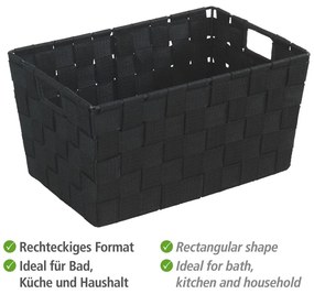Coș Wenko Adria, 20 x 30 cm, negru