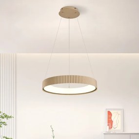 Brilagi - Lustră LED dimabilă pe cablu FALCON MODERN LED/30W/230V 40 cm bej + telecomandă