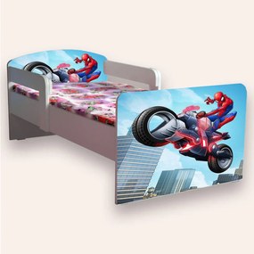 Pat copii Spider Man cu manere 3 Mic 2-8 ani Cu manere Cu saltea