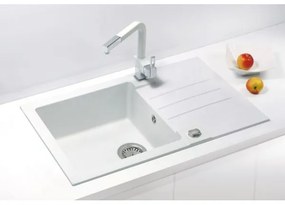 Chiuvetă de bucătărie ALVEUS 1090944 ROCK 78x48 cm alb