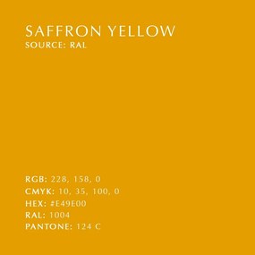 Lustra LED design scandinav Asteria medium - saffron yellow/ auriu