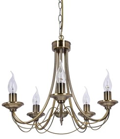 Lustră pe lanț MUZA 5xE14/40W/230V