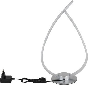 Veioza, Lampa de masa LED TRINA argintiu